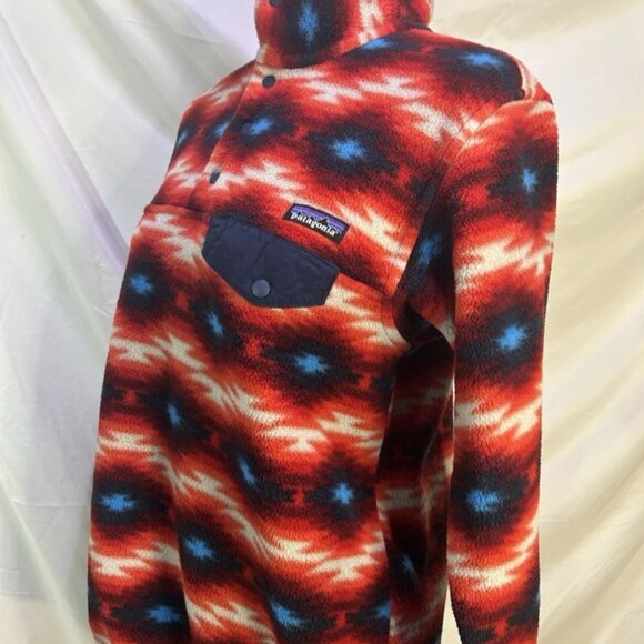 Patagonia Synchilla Snap Fleece Pullover Aztec Southwestern Navajo Women's (M) - Picture 7 of 13